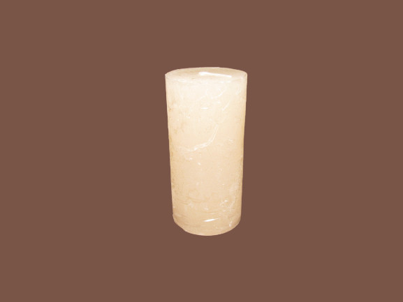 Gyertya rusztikus adventi krém színű 5 cm X 10 cm, 4db/csomag