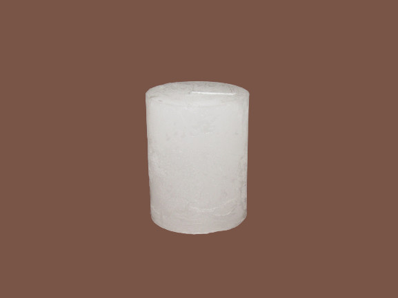 Gyertya rusztikus adventi fehér színű 5 cm X 6 cm, 4db/csomag