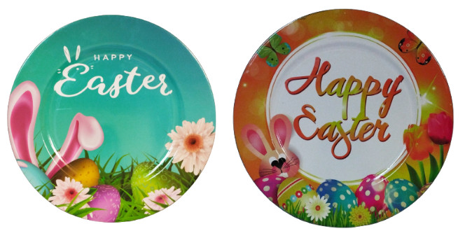 Húsvéti tálca Happy Easter kétféle 33 cm